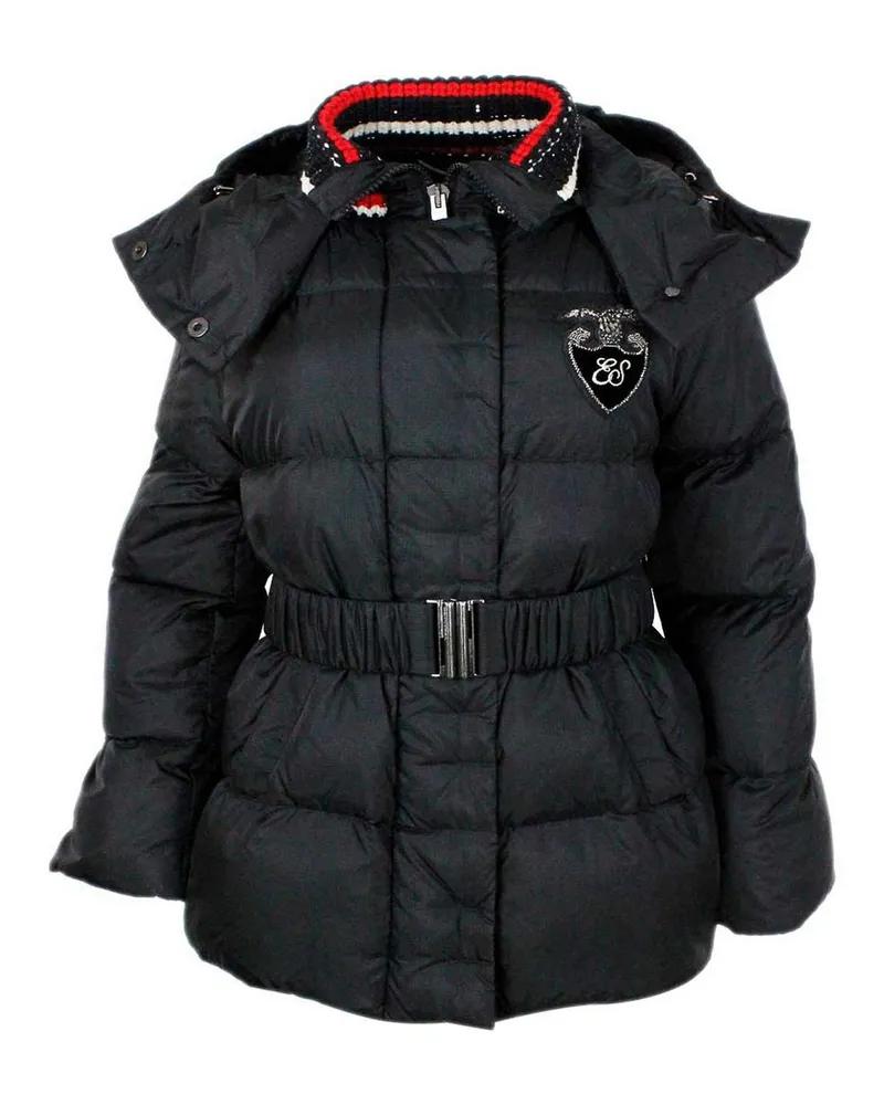 Ermanno Scervino Daunenjacke - Schwarz Schwarz