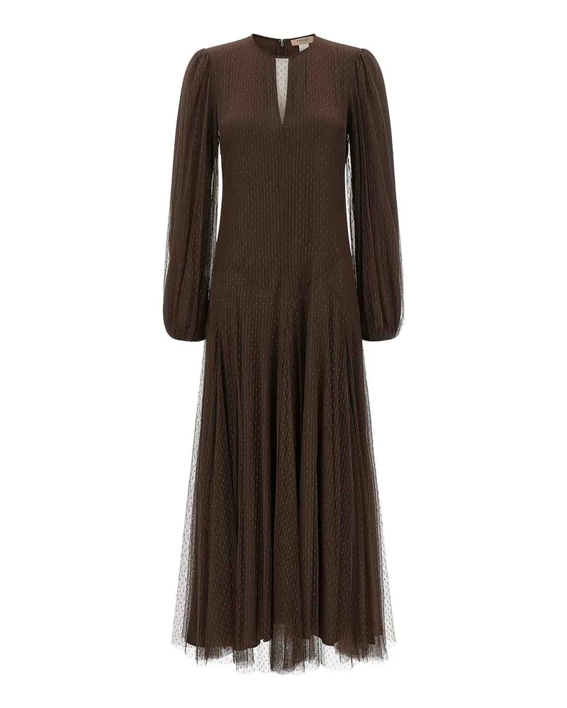 Twin-Set Knielanges Kleid - Braun Braun