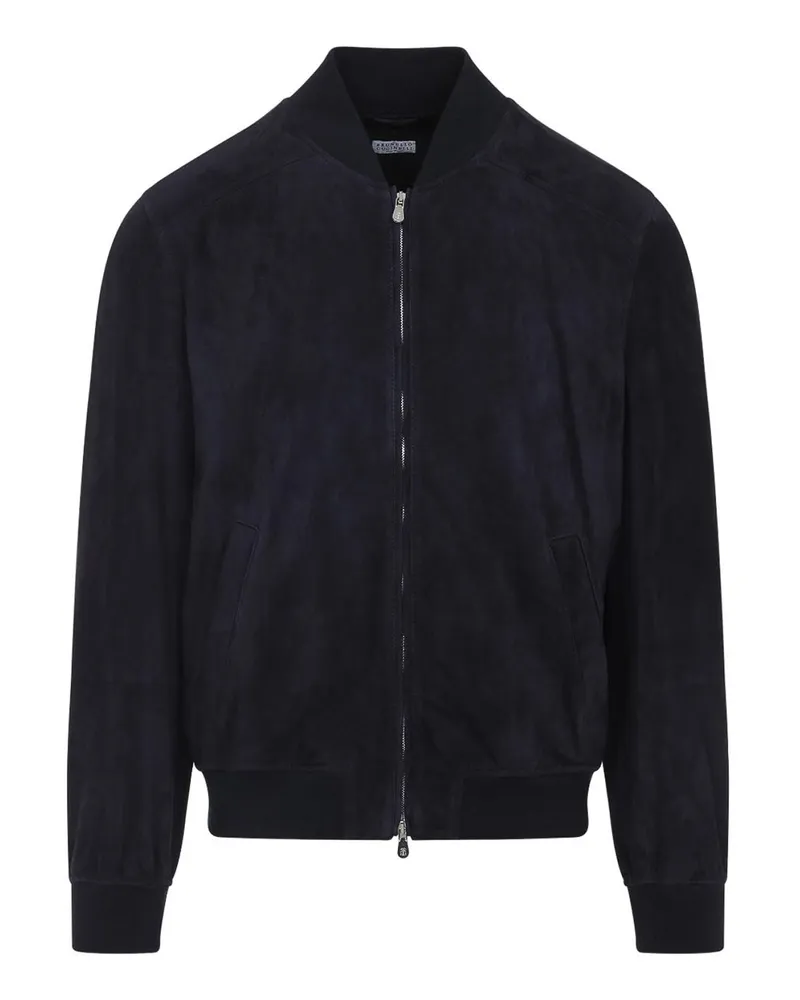 Brunello Cucinelli Casualjacke - Dunkelblau Dunkelblau