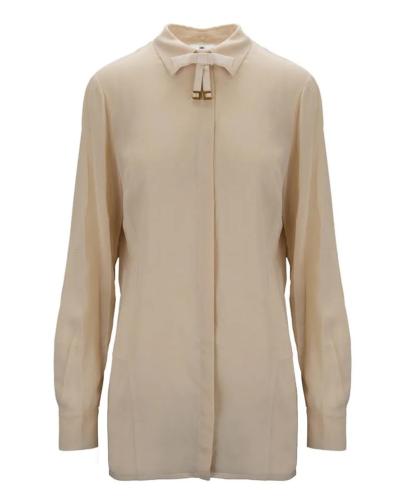 Elisabetta Franchi Bluse - Creme Creme