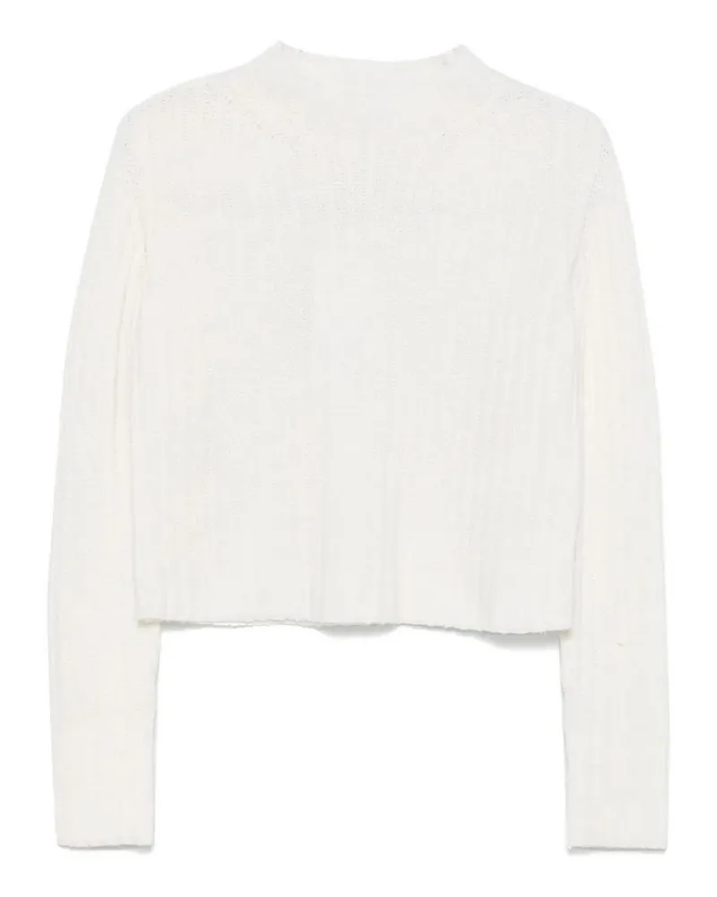 Max Mara Rundhalspullover - Beige Beige