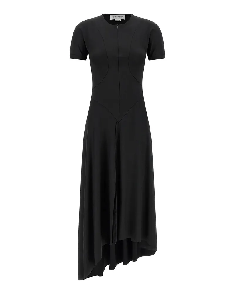 Victoria Beckham Knielanges Kleid - Schwarz Schwarz