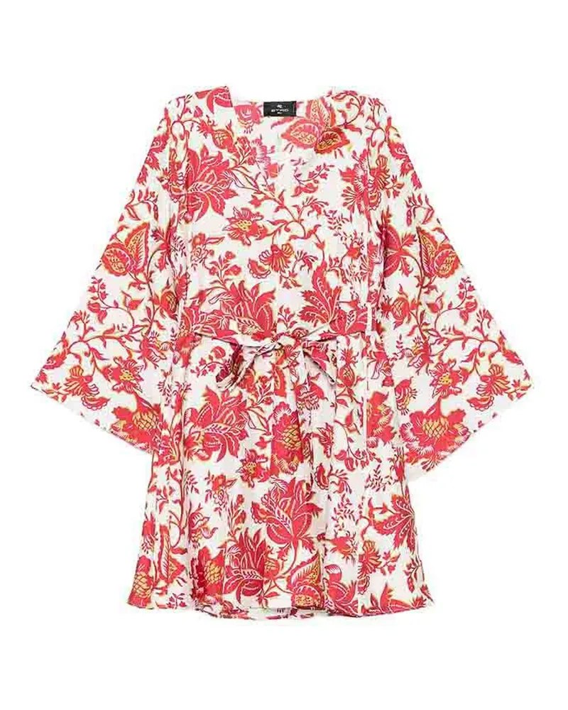 Etro Knielanges Kleid - Rot Rot