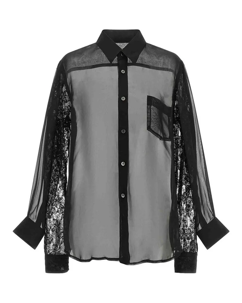 Comme des Garçons Hemd - Schwarz Schwarz