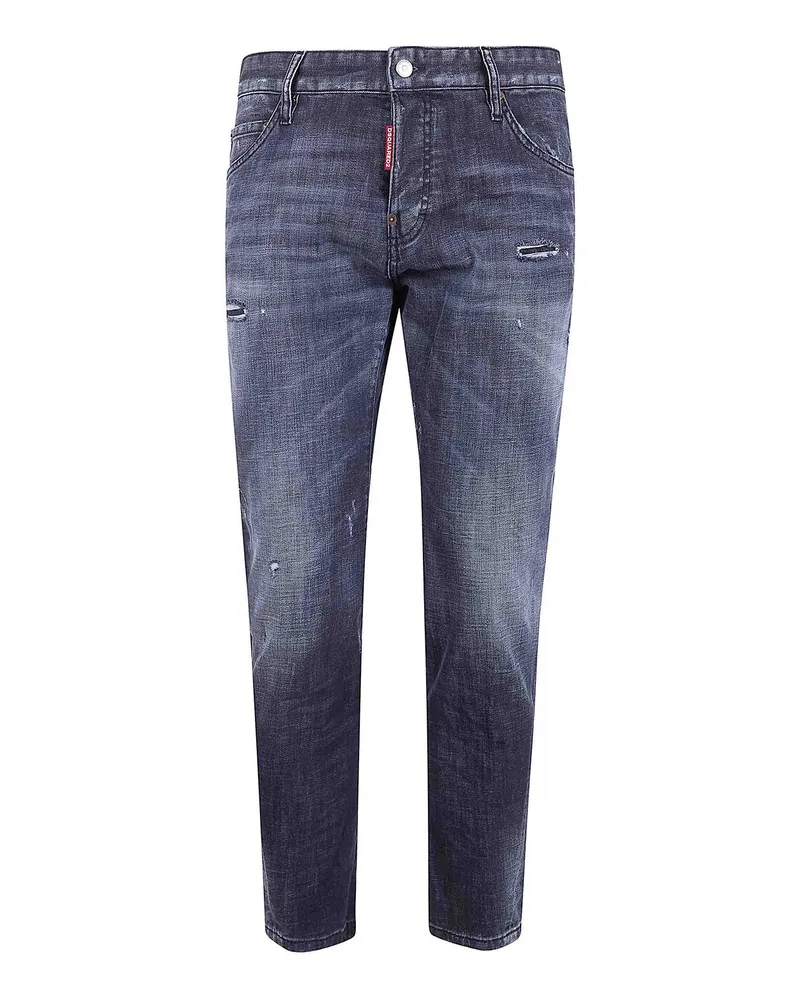 Dsquared2 Straight Leg Jeans - Schwarz Schwarz