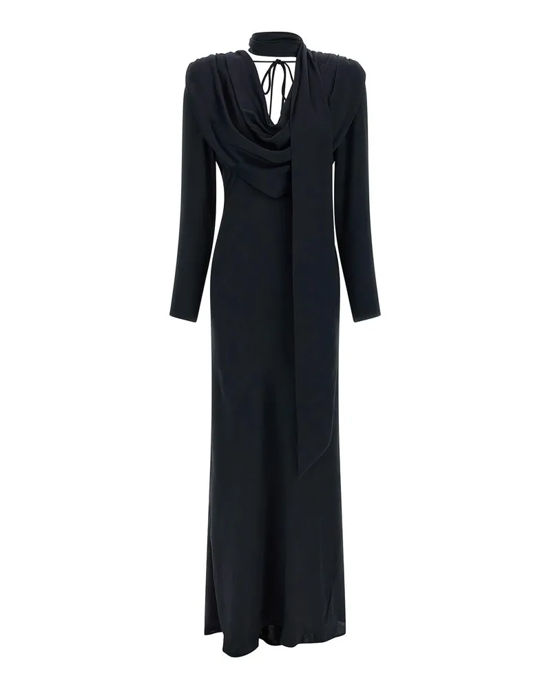 ROTATE Birger Christensen Knielanges Kleid - Blau Blau