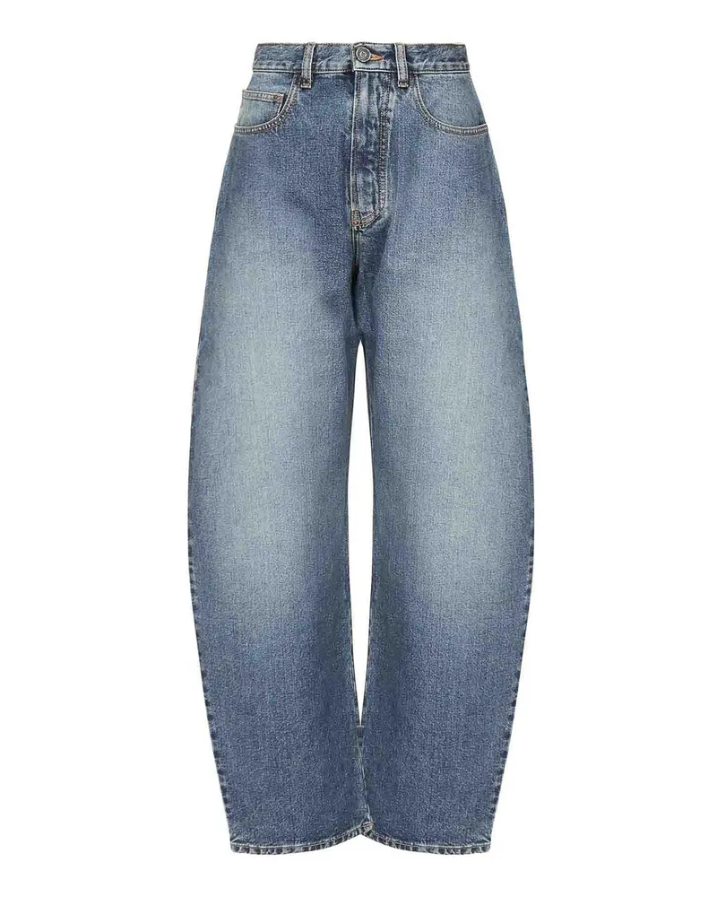 Alaïa Straight Leg Jeans - Blau Blau