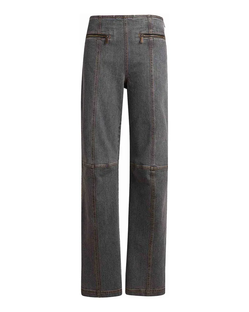 Etro Straight Leg Jeans - Grau Grau