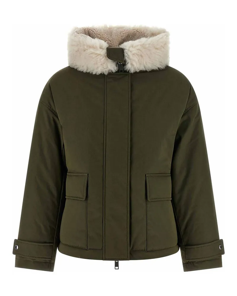 Yves Salomon Parka - Grün Grün