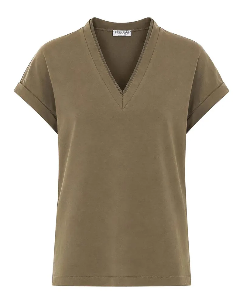 Brunello Cucinelli T-Shirt - Grün Grün