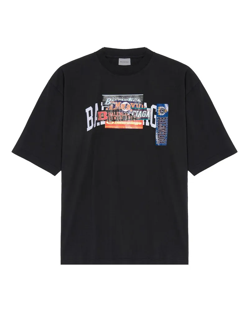 Balenciaga T-Shirt - Schwarz Schwarz