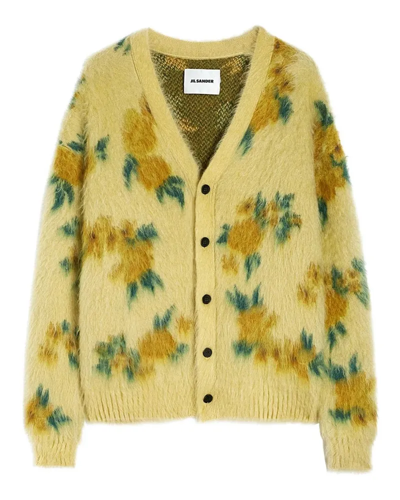 Jil Sander Cardigan - Gelb Gelb