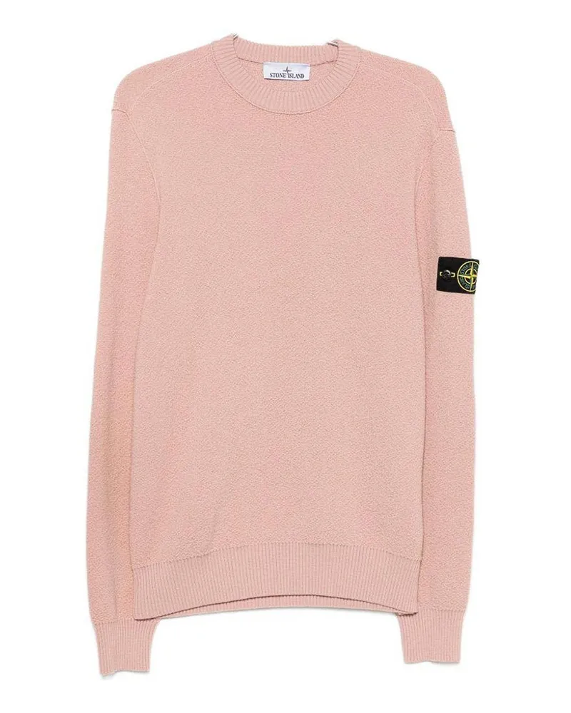 Stone Island Rundhalspullover - Rosa Rosa