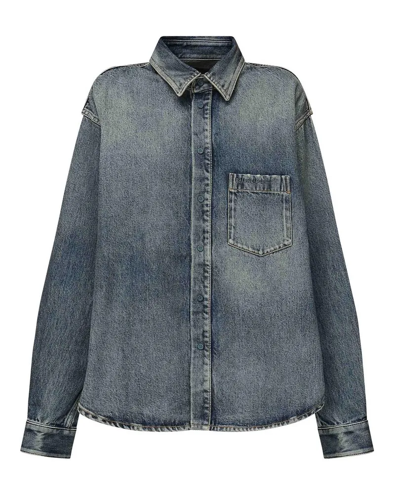 Balenciaga Hemd - Blau Blau