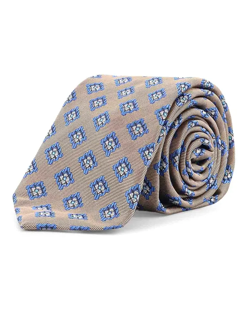 Kiton Krawatte - Dunkelgrau Dunkelgrau