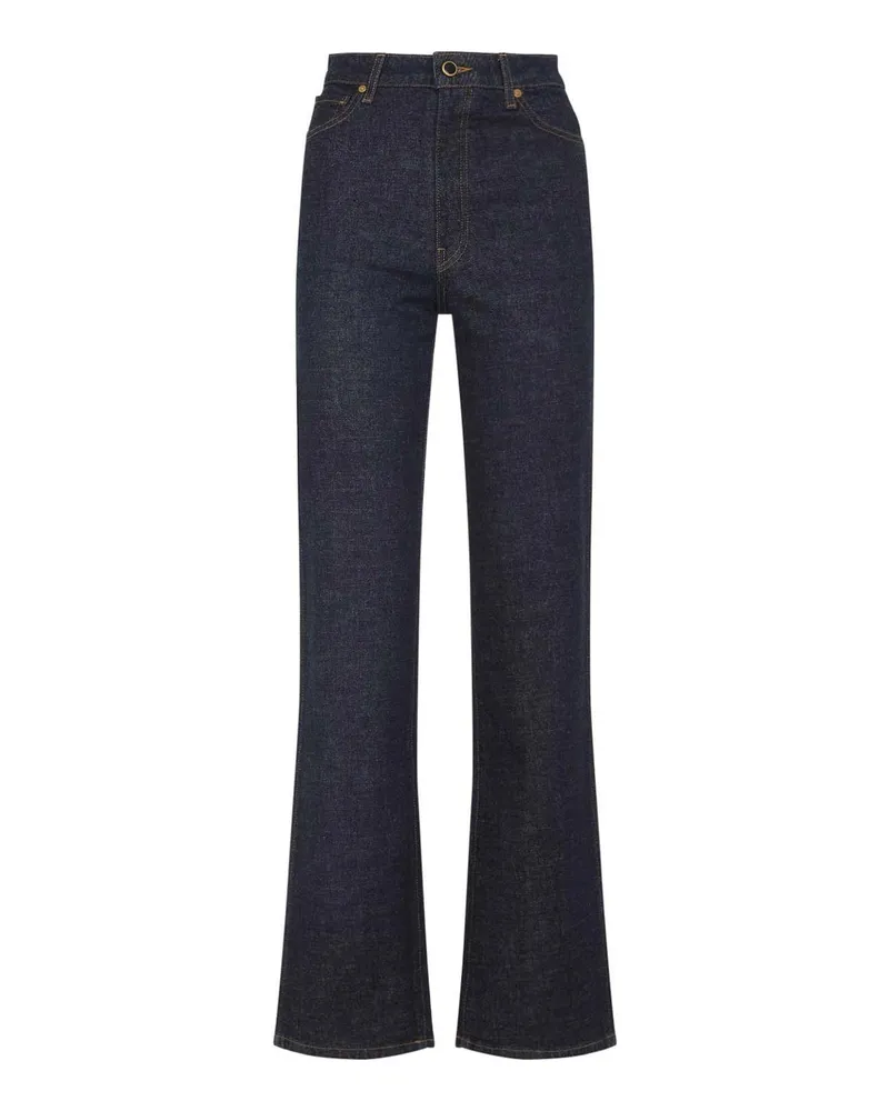 KHAITE Bootcut Jeans - Blau Blau