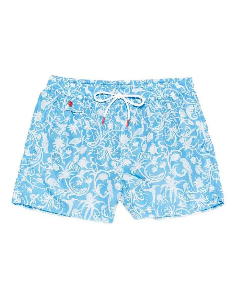 Kiton Badeanzug - Blau Blau