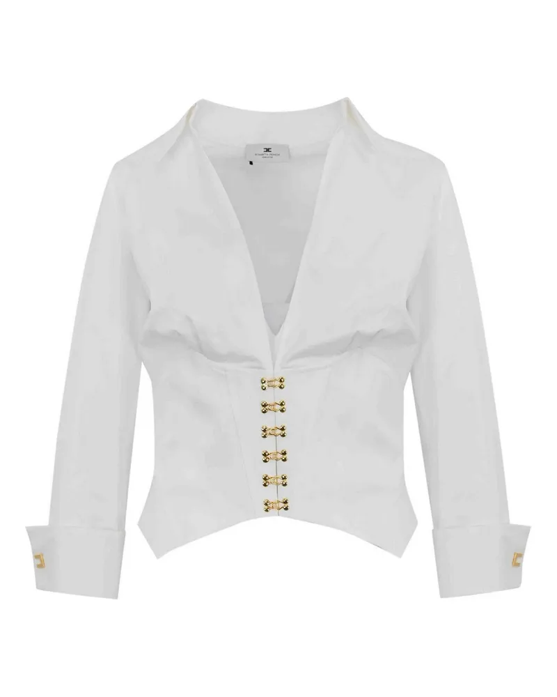 Elisabetta Franchi Hemd - Weiß Weiß