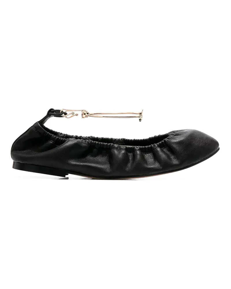 Twin-Set Ballerinas - Schwarz Schwarz