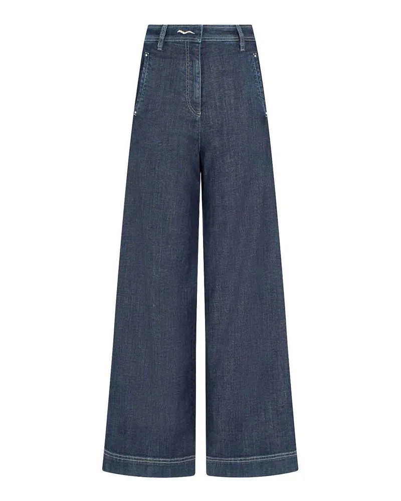 Giorgio Armani Schlagjeans - Blau Blau