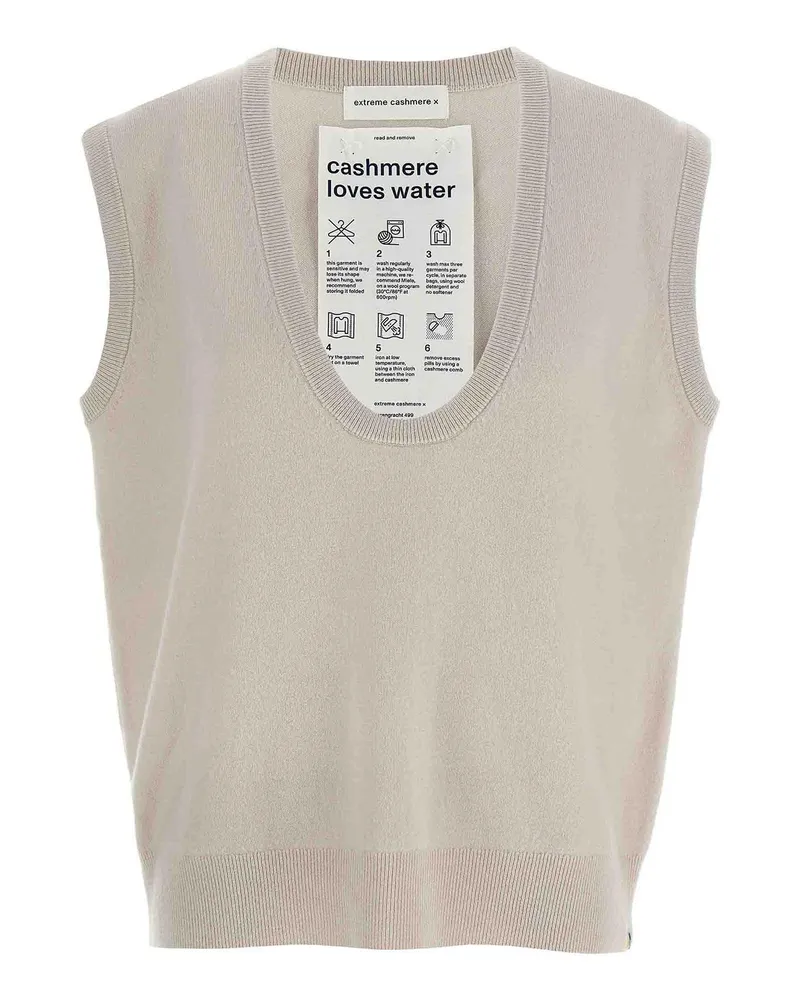 extreme cashmere Weste - Beige Beige