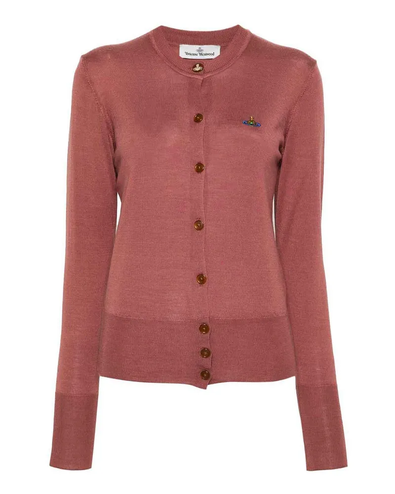 Vivienne Westwood Cardigan - Dunkelrot Dunkelrot