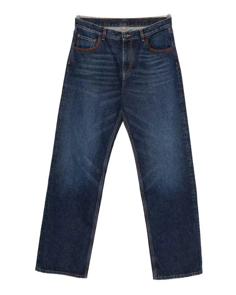 Etro Straight Leg Jeans - Dunkelblau Dunkelblau