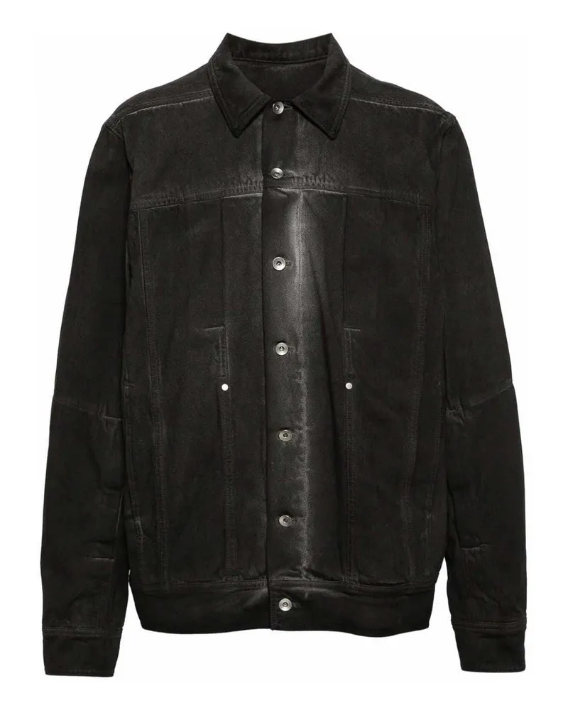 Rick Owens Casualjacke - Schwarz Schwarz