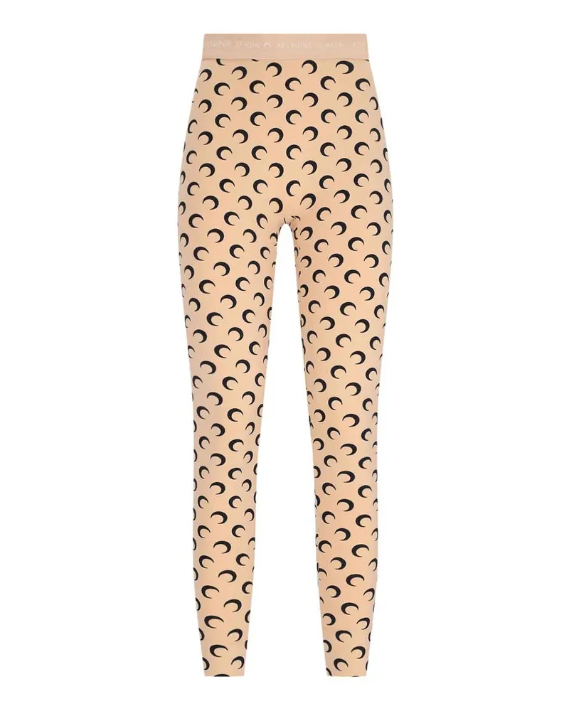 Marine Serre Leggings - Beige Beige