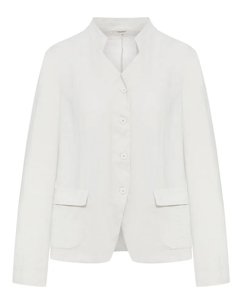 TRANSIT Casualjacke - Weiß Weiß