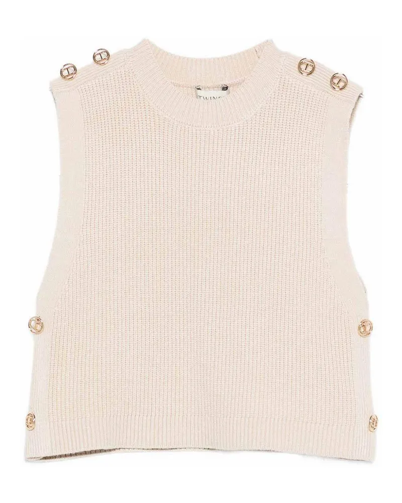 Twin-Set Weste - Beige Beige