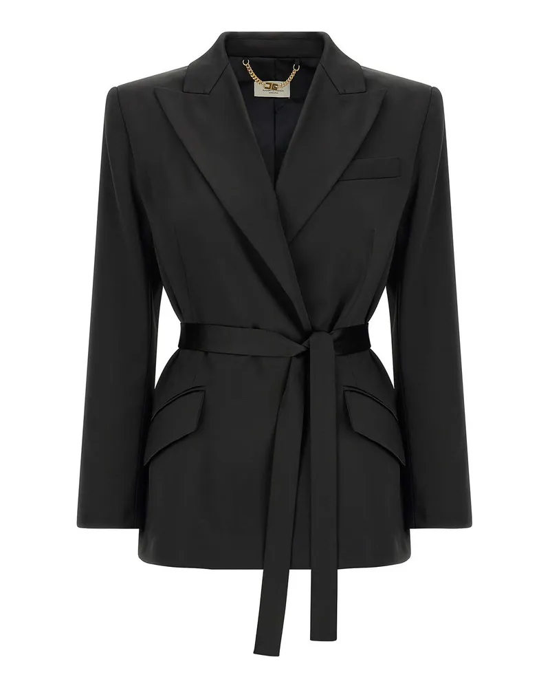 Elisabetta Franchi Blazer - Schwarz Schwarz