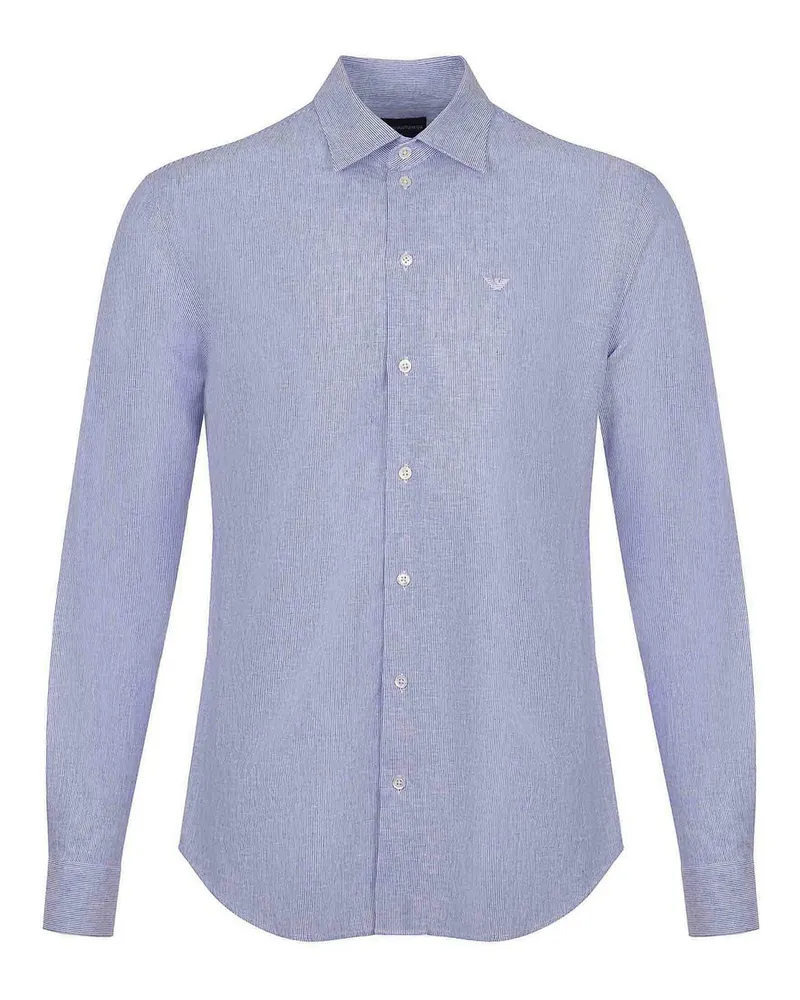 Emporio Armani Hemd - Blau Blau