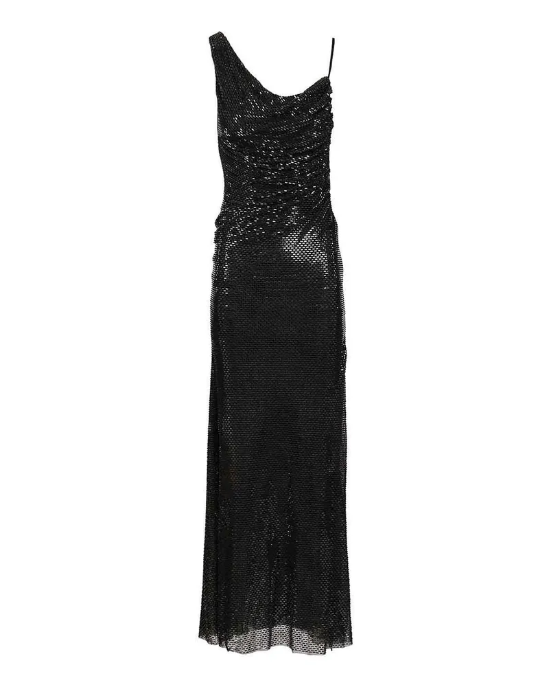 Self-Portrait Maxikleid - Schwarz Schwarz