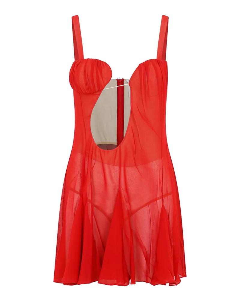 Nensi Dojaka Kurzes Kleid - Rot Rot