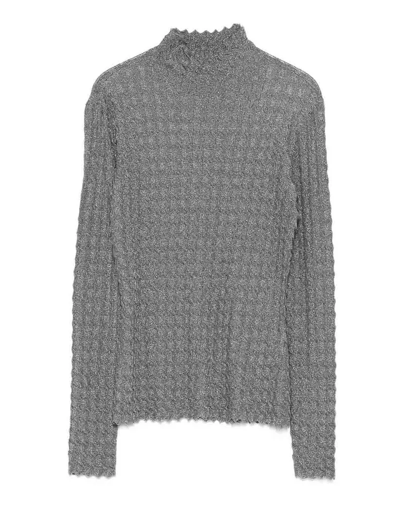 Emporio Armani Rundhalspullover - Silber Silber