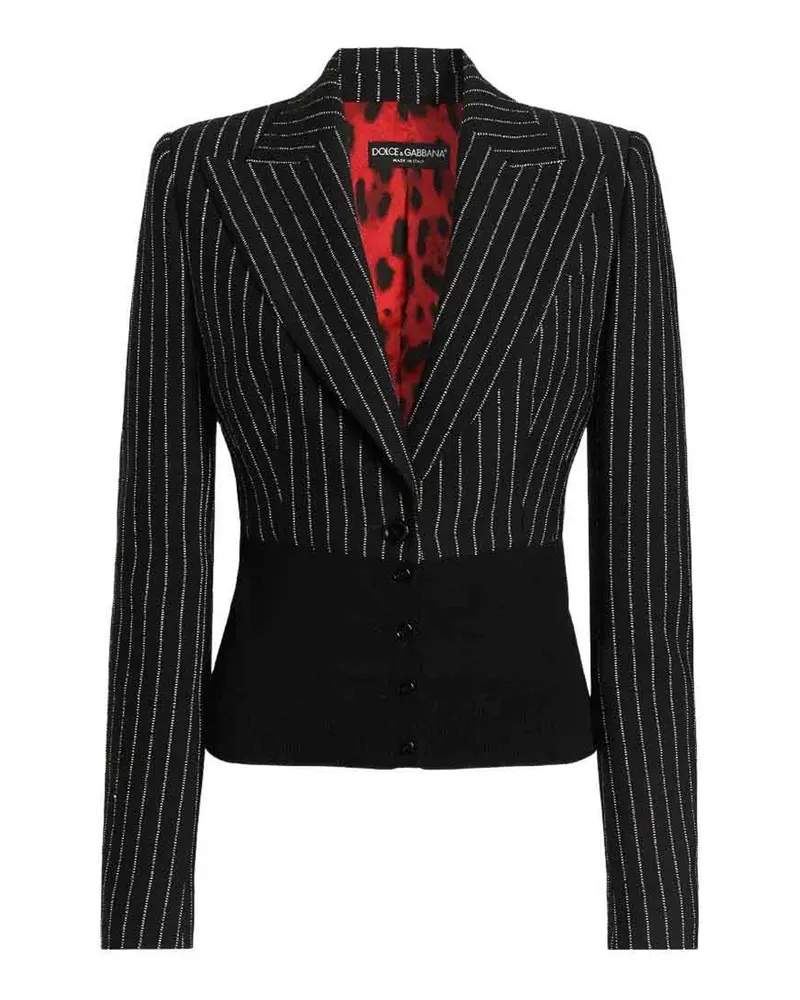 Dolce & Gabbana Casualjacke - Schwarz Schwarz