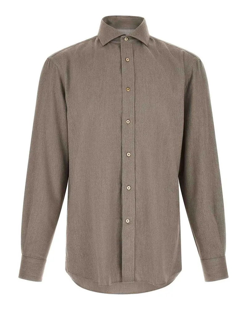 Brunello Cucinelli Hemd - Grau Grau