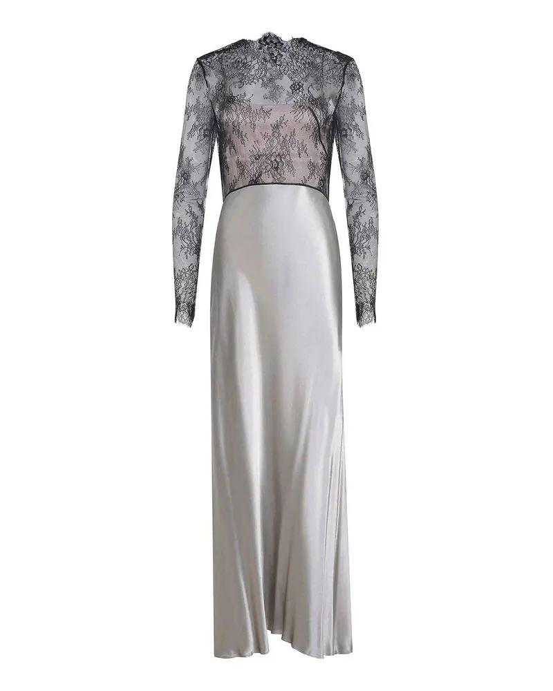 Alberta Ferretti Knielanges Kleid - Grau Grau