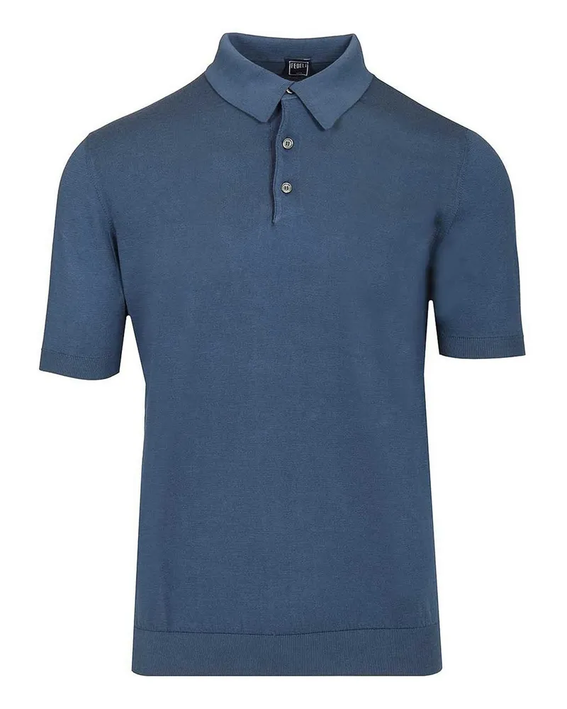 Fedeli Poloshirt - Blau Blau