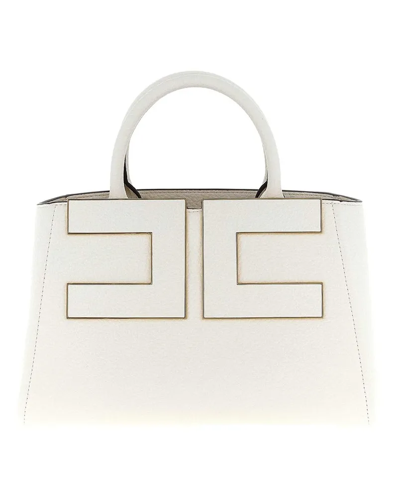 Elisabetta Franchi Shopper - Weiß Weiß