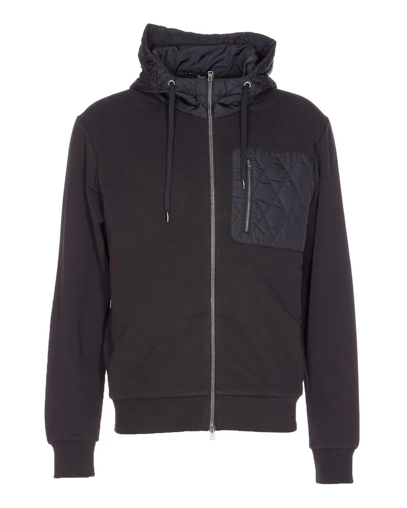 Herno Sweatshirt - Schwarz Schwarz