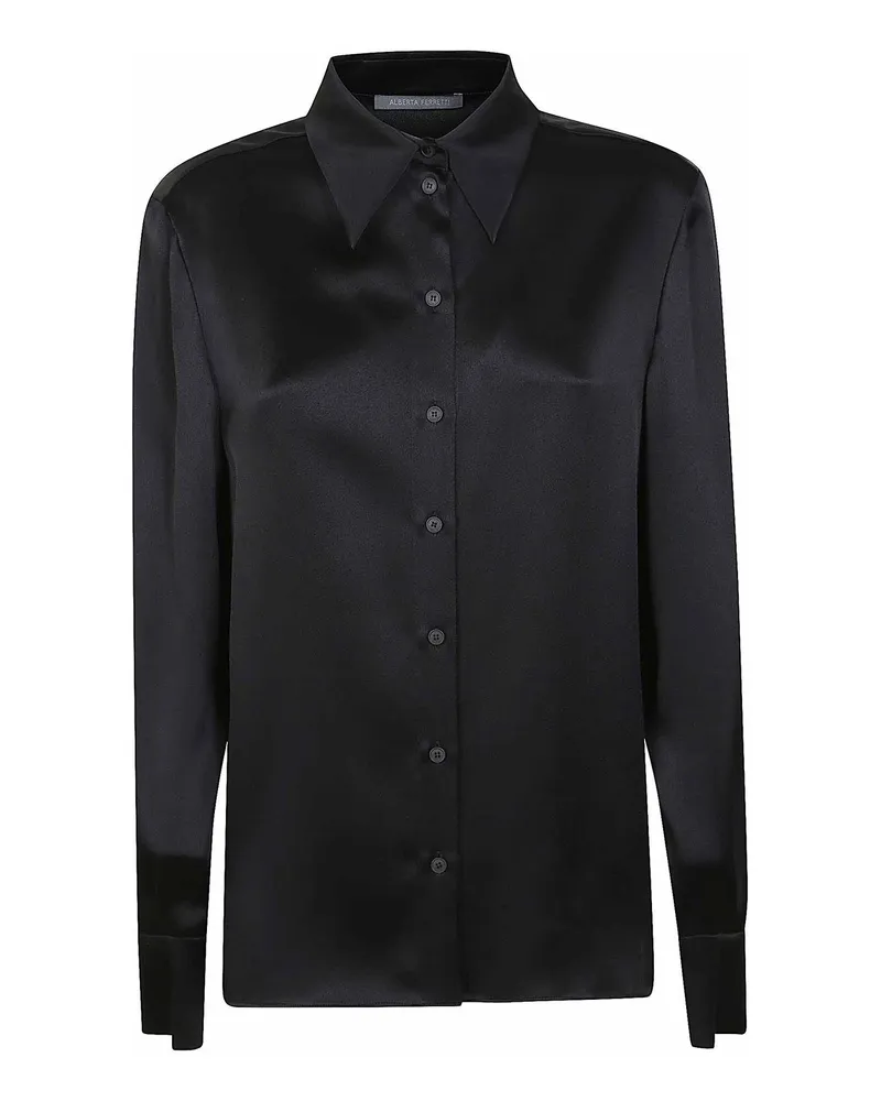Alberta Ferretti Hemd - Schwarz Schwarz