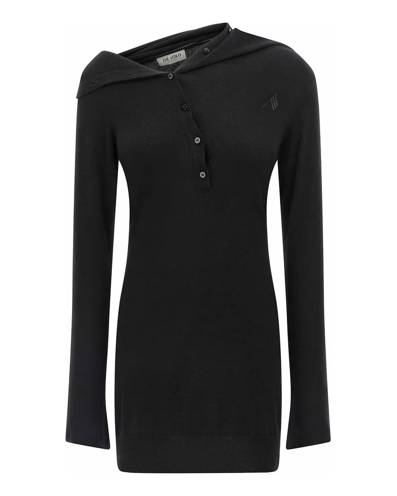 ATTICO Knielanges Kleid - Schwarz Schwarz