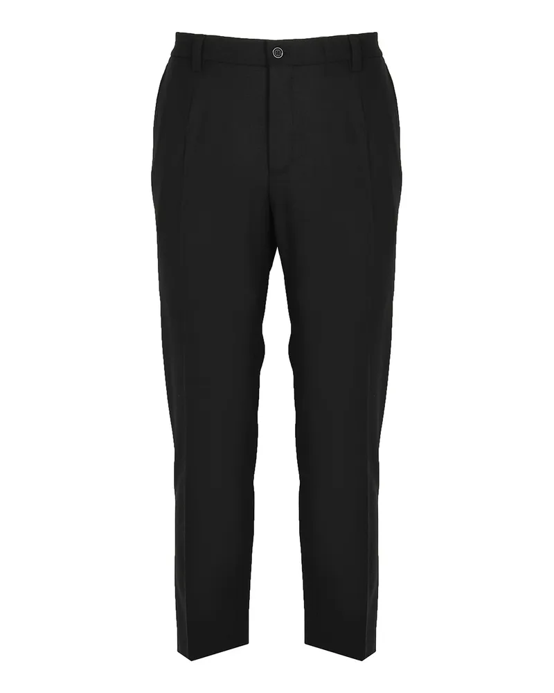 Dolce & Gabbana Straight Leg Jeans - Schwarz Schwarz