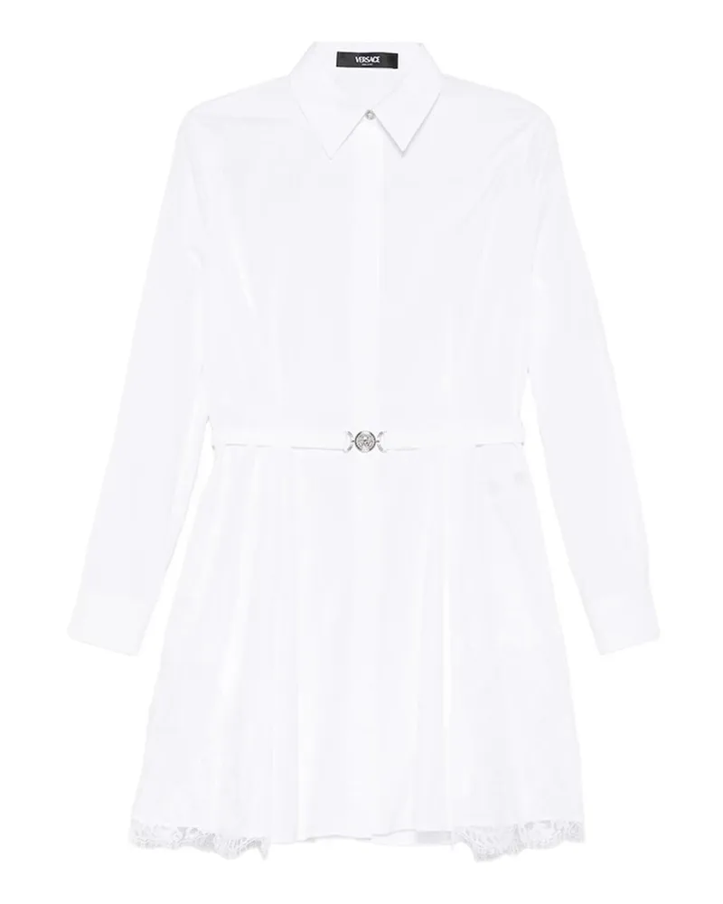 Versace Knielanges Kleid - Weiß Weiß