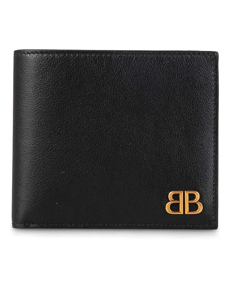 Balenciaga Portemonnaie - Schwarz Schwarz