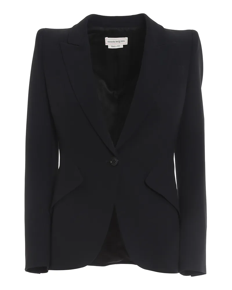Alexander McQueen Blazer - Schwarz Schwarz
