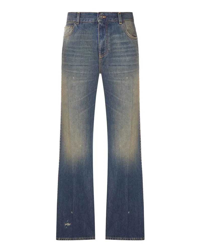 Amiri Straight Leg Jeans - Nude Nude