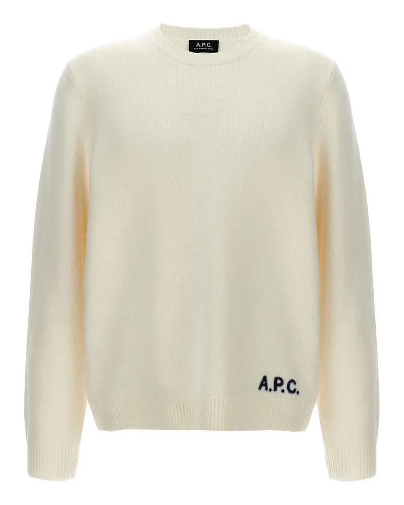 A.P.C. A. P.C. Rundhalspullover - Weiß Weiß